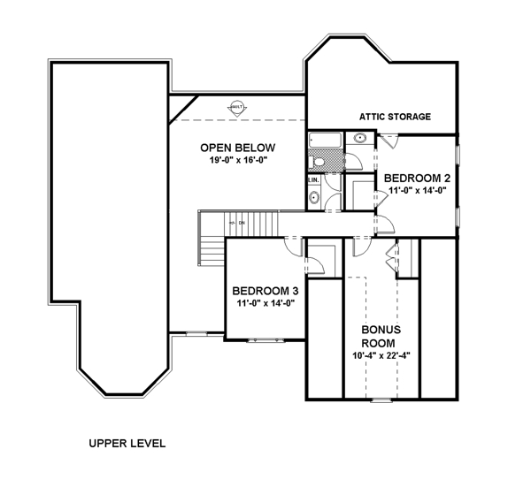 2nd Floor image of The DeStio House Plan